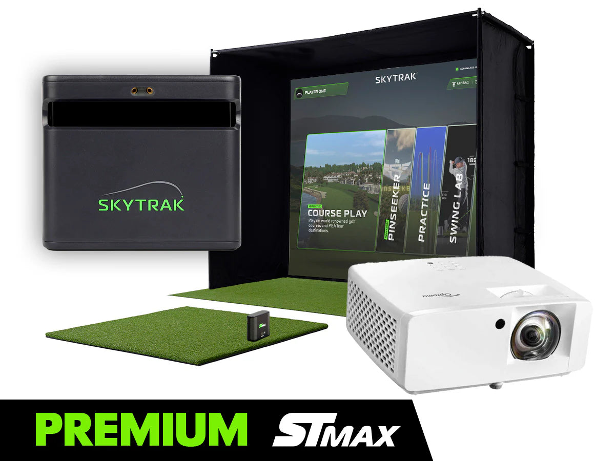 SKYTRAK STMAX GOLF SIMULATOR - PREMIUM STUDIO PACKAGE